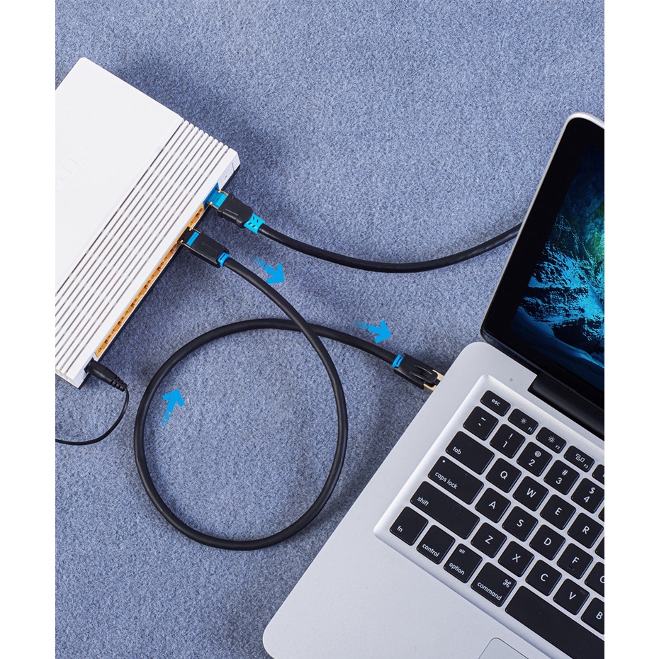 Dây cáp mạng Lan Cat8 tốc độ siêu cao 40Gbps 2022 1m 1,5m 2m Cat 8 tốt nhất chính hãng Vention