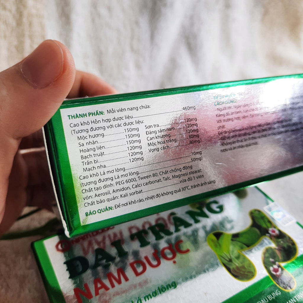 Đại tràng nam dược, giảm viêm đại tràng, táo bón, chướng bụng, đầy hơi