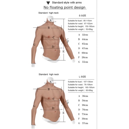 Bods Body suits cao cấp 6 múi silicone cosplay