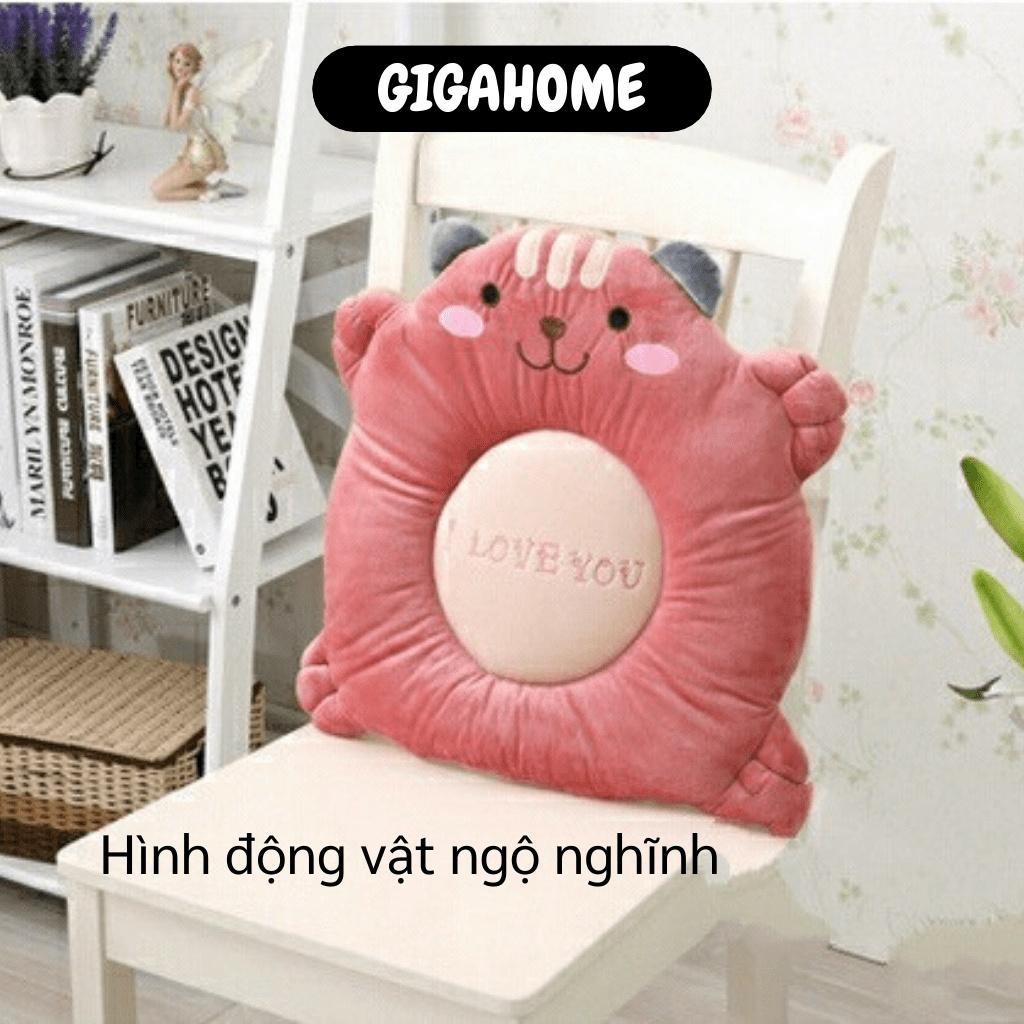 Đệm Ngồi GIGAHOME Đệm Lót Ghế, Để Dưới Sàn Hình Thú Bông Dày, Không Xù Lông 6718