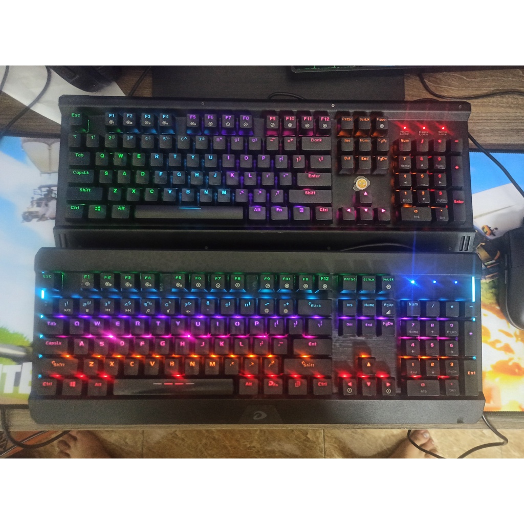 Bàn phím cơ 2nd DAREU EK 145 Ek169 Ek815 có kê tay Multi led