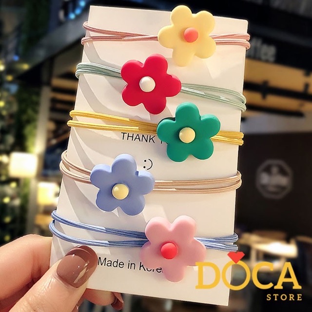DÂY CỘT TÓC BUỘC TÓC HOA MAI DỄ THƯƠNG