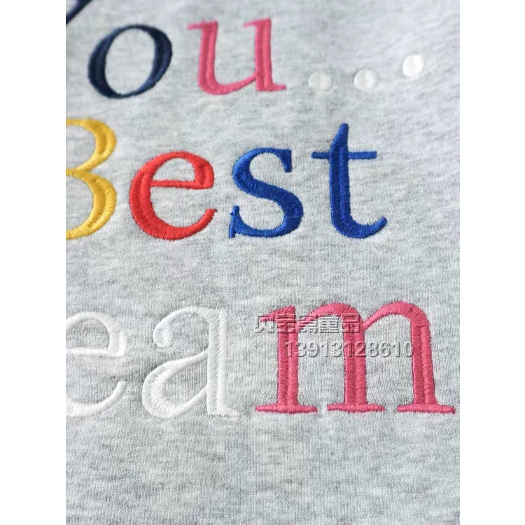 Áo nỉ HM ghi Me You Best Team cho bé trai và bé gái