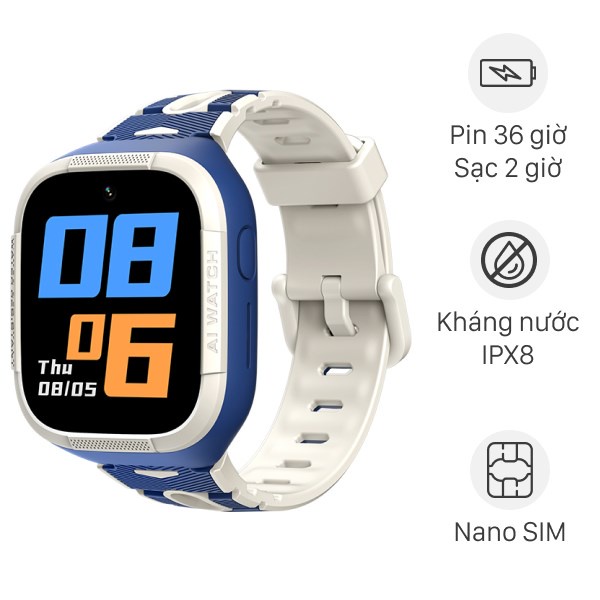 Đồng hồ định vị trẻ em 4G Kidcare S6