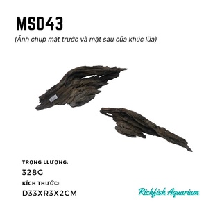 Gỗ lũa dùng setup layout bể cá cảnh thủy sinh từ 30-50cm (Ms036-Ms044)