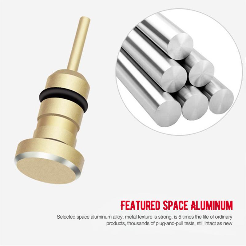 For Type-C Charging Port Earphone Jack USB Dust Plug Set