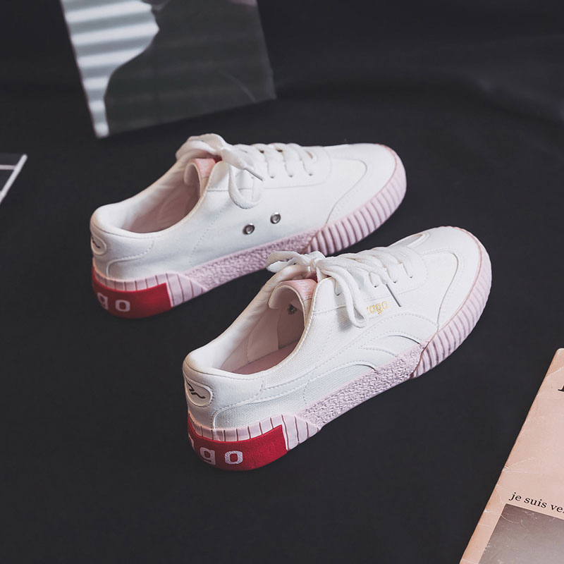 Giày Đế Bằng Mũi Tròn Cột Dây Thời Trang Cho Nữ