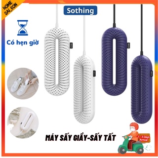 Máy sấy giầy xiaomi sothing, khử khuẩn, khử mùi, có 3 chế độ hẹn giờ, thay đổi linh hoạt, tích hợp lỗ tản nhiệt
