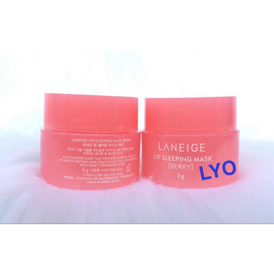 MẶT NẠ Ủ MÔI LANEIGE LIP SLEEPING MASK 3G & 20G.