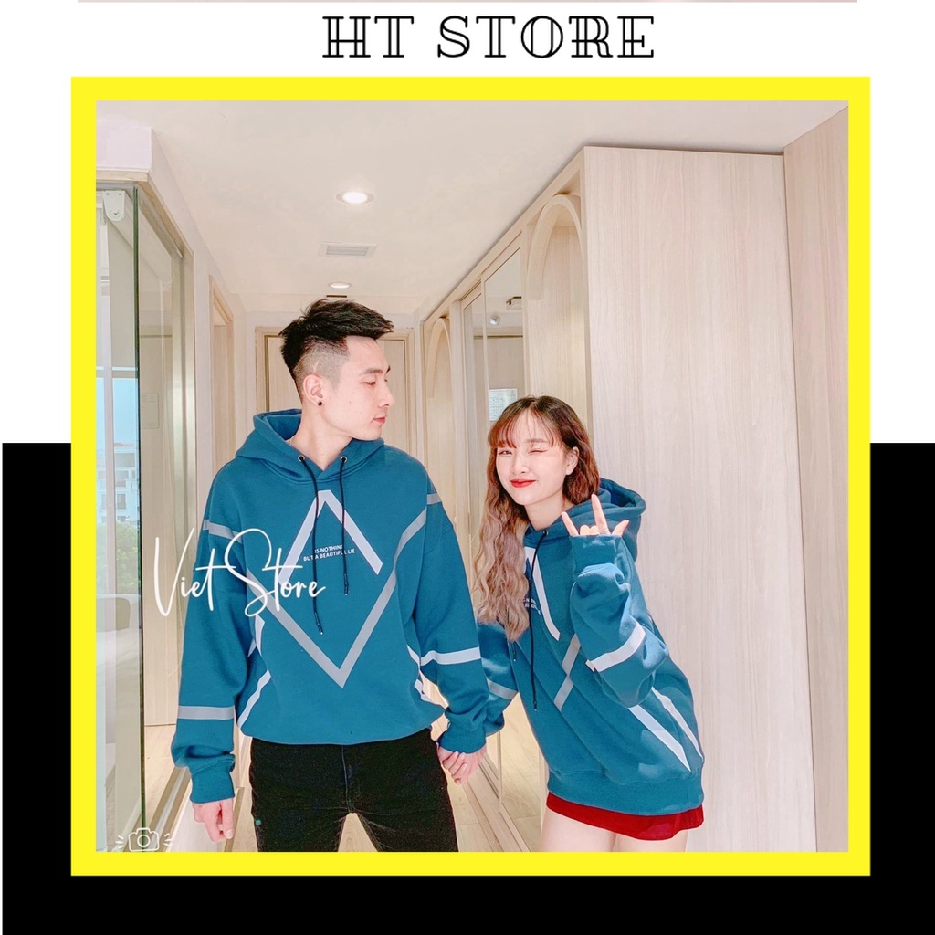 Áo Hoodie Nam Nữ Ulzzang Nỉ Alan Walker dưới 65kg - Áo Khoác Xanh Dáng Rộng G0125