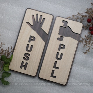 Bảng Gỗ decor pull push LEVU-TP04 hướng dẫn sử dụng cửa kéo đẩy