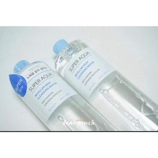 Nước tẩy trang cấp ẩm mềm da Missha Super Aqua Ultra Hyalron Micellar Cleansing Water 500ml,dành cho mọi loại da