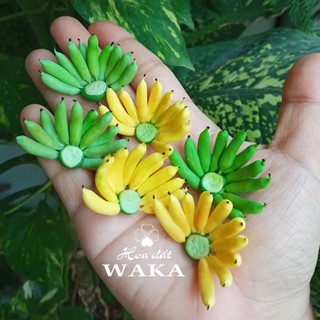 Mô Hình Nải Chuối Mini - Rau Củ Quả Mini 1/12