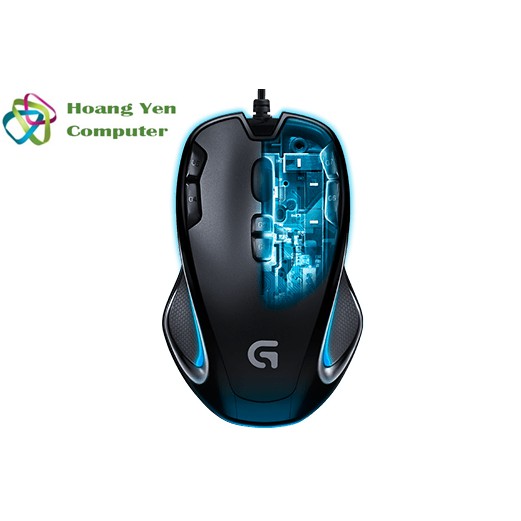 Chuột Gaming Có Dây Logitech G300S - 9 Nút Bấm Có Thể Lập Trình Qua Phần Mềm - BH 24 Tháng Chính Hãng