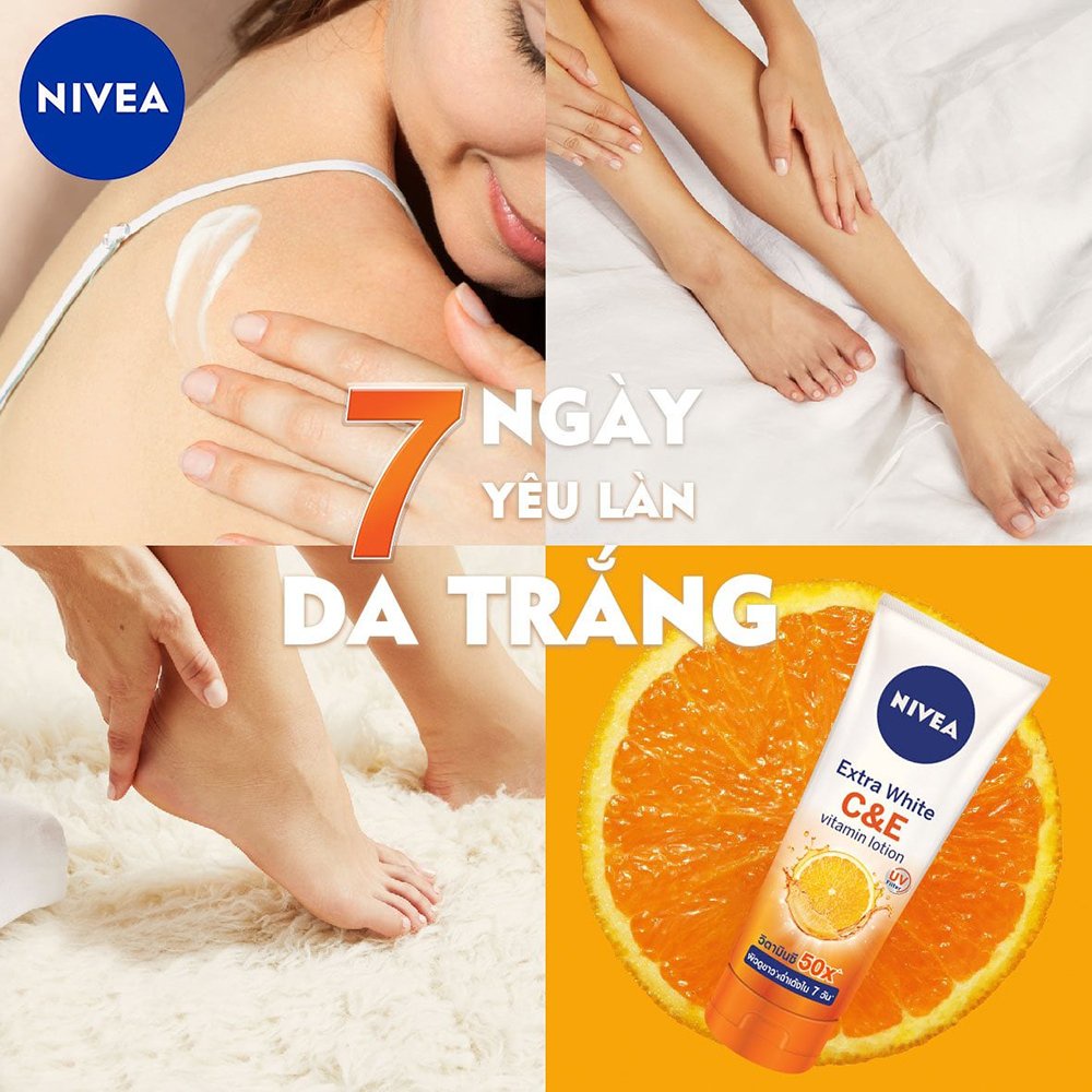 Sữa Dưỡng Thể Dưỡng Trắng Nivea Extra White C&amp;E Vitamin Lotion - 84374 - 180ml