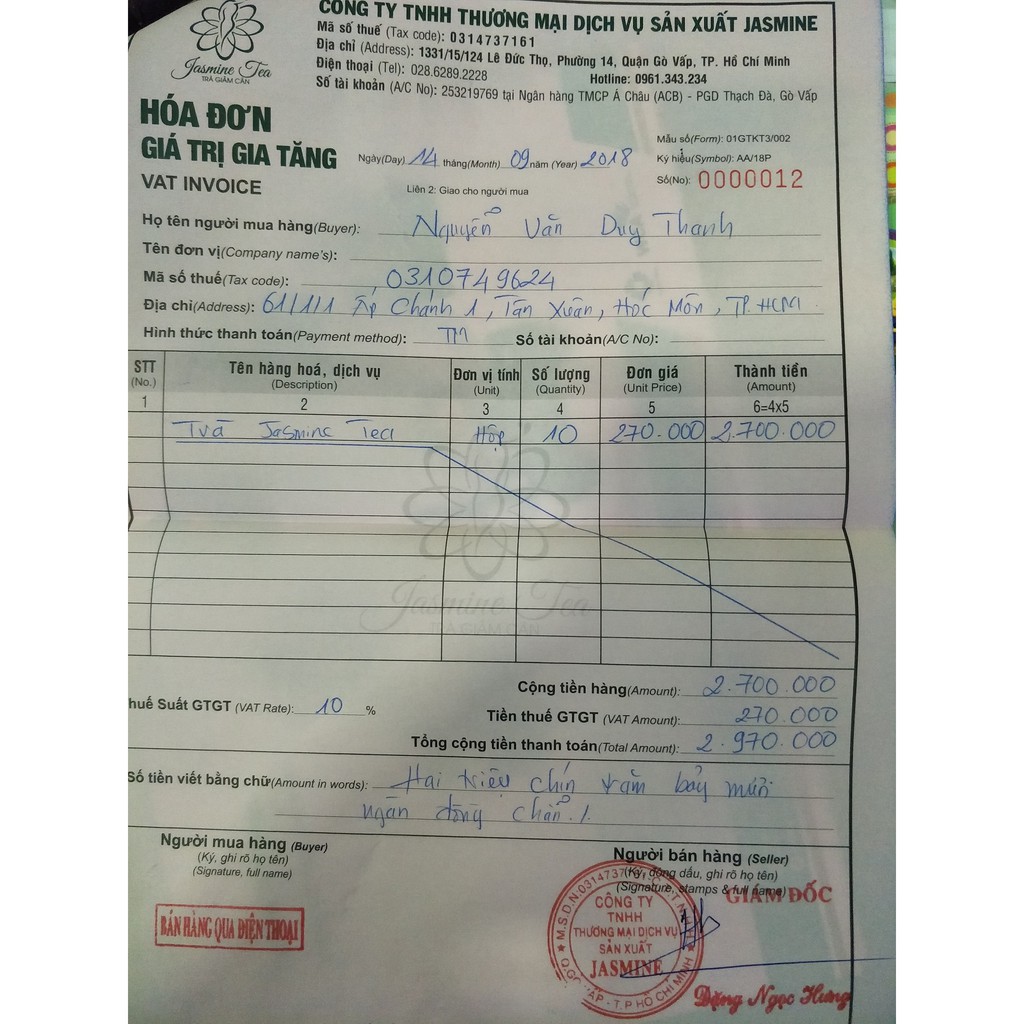 Trà giảm cân an toàn jasmine tea(tặng cao gừng) | BigBuy360 - bigbuy360.vn