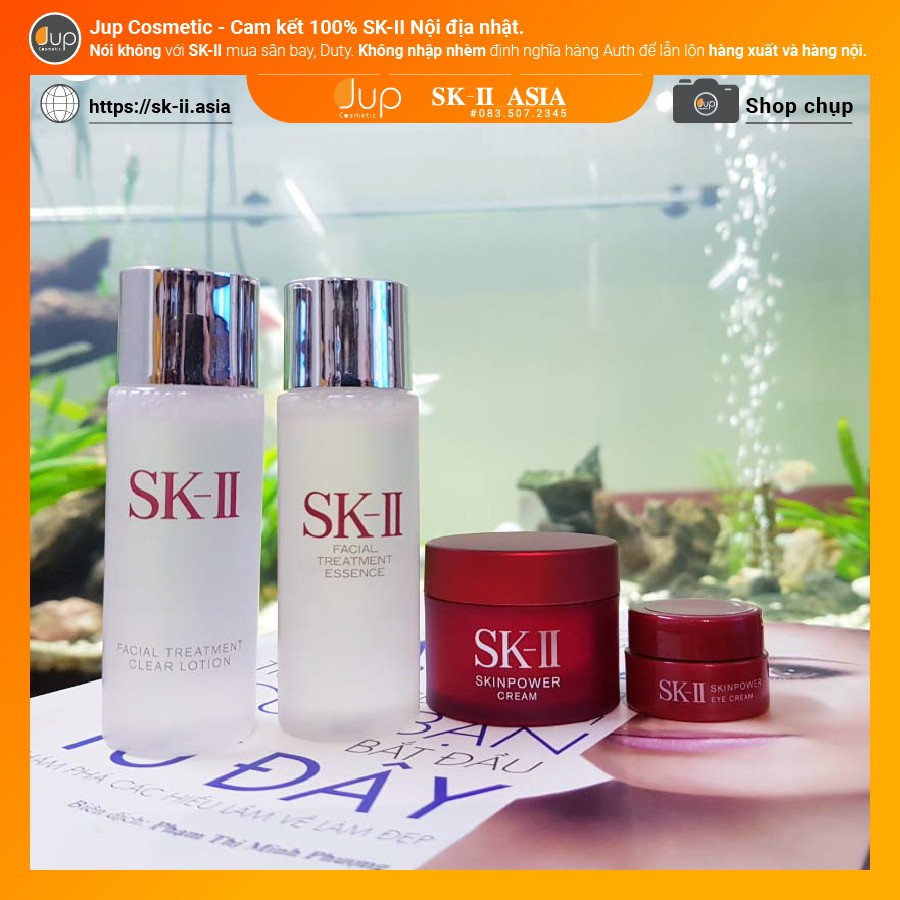 (Nội Địa) Nước hoa hồng SKII / SK2 30ml tách set nội địa Nhật