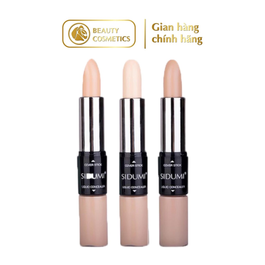 Kem che khuyết điểm Sidumi Cover Stick &amp; Liquid Concealer che phủ hoàn hảo chính hãng Hàn Quốc 20ml SDM CK305