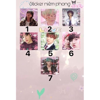Sticker niêm phong BTS