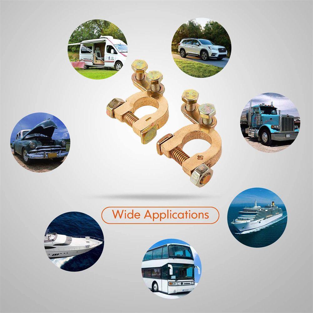 Bộ 2 Đầu Nối Thiết Bị Đầu Cuối Bình Ắc Quy Tháo Gỡ Nhanh Cho Tàu Thuyền