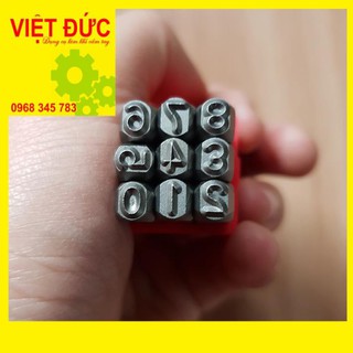 Bộ đục số đóng số 4mm-XUÔI