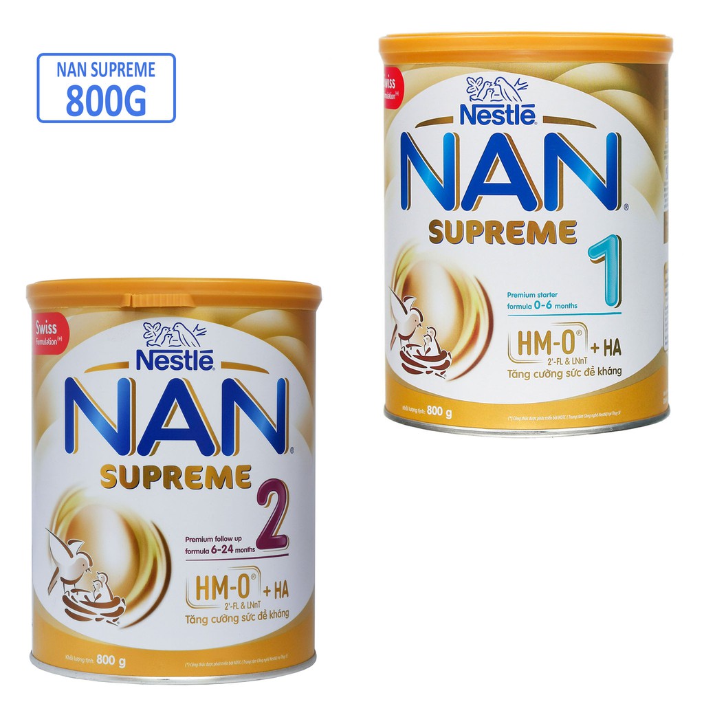 SỮA BỘT NAN SUPREME 1/2 800G