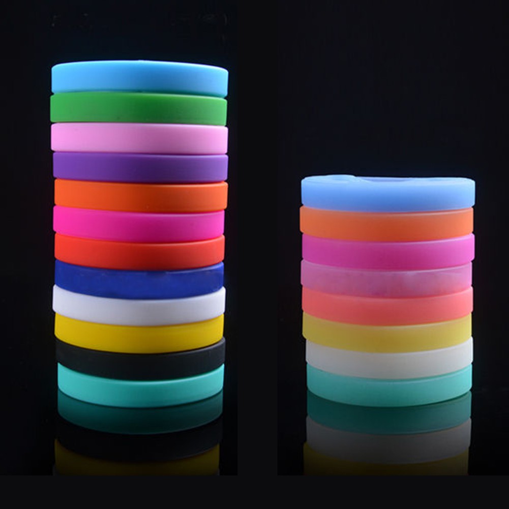 Set 2 vòng tay Silicone phong cách thể thao cho nam và nữ