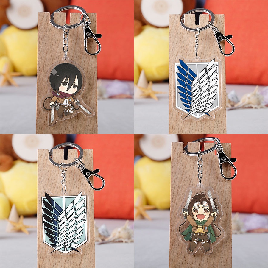 Móc Khóa Hình Logo Phim Attack on Titan