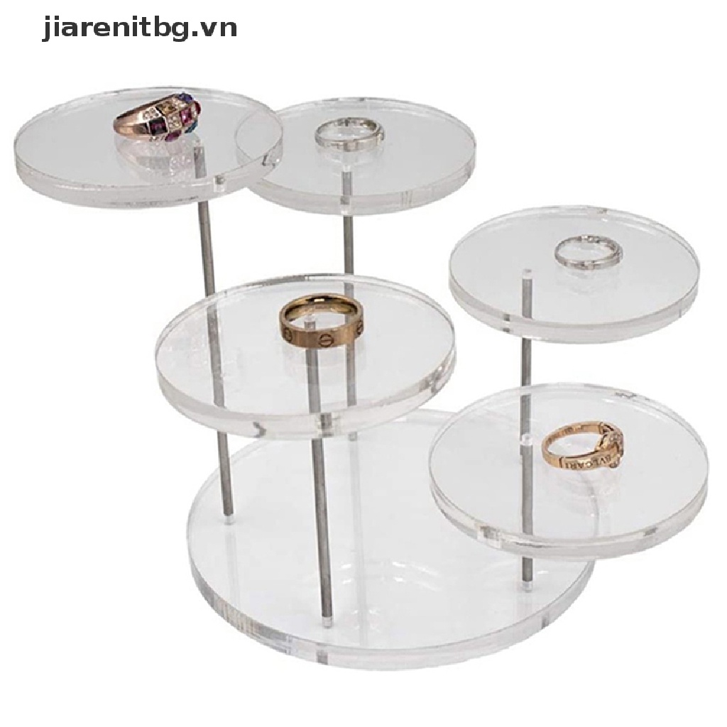 Kệ Trưng Bày Trang Sức 5 Tầng Bằng Acrylic Trong Suốt Sắp Xếp Gọn Gàng VN