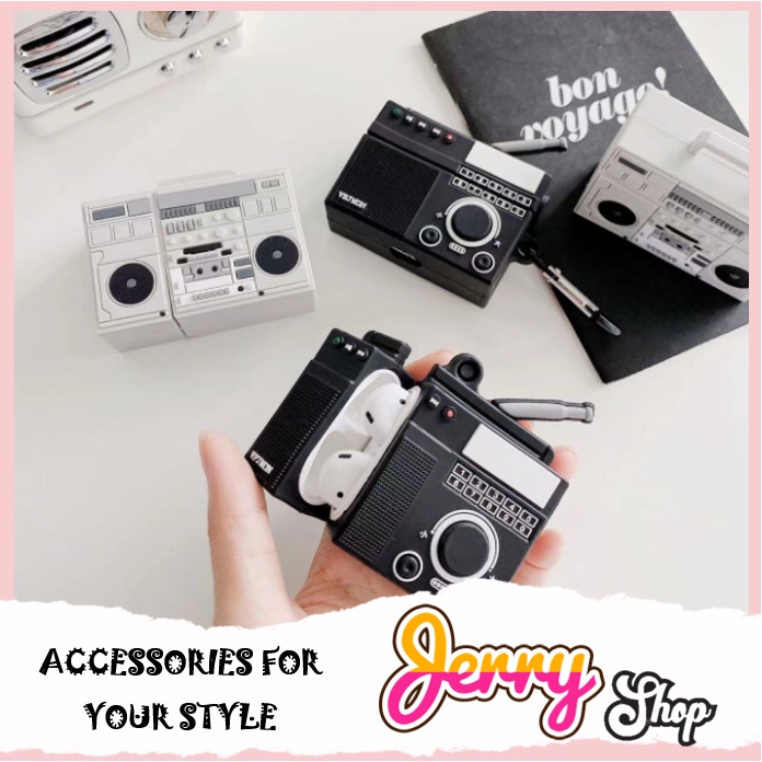 Vỏ đựng ốp case airpods airpod bảo vệ tai nghe không dây bluetooth airpod 1/2/Pro/3 - JERRY SHOP