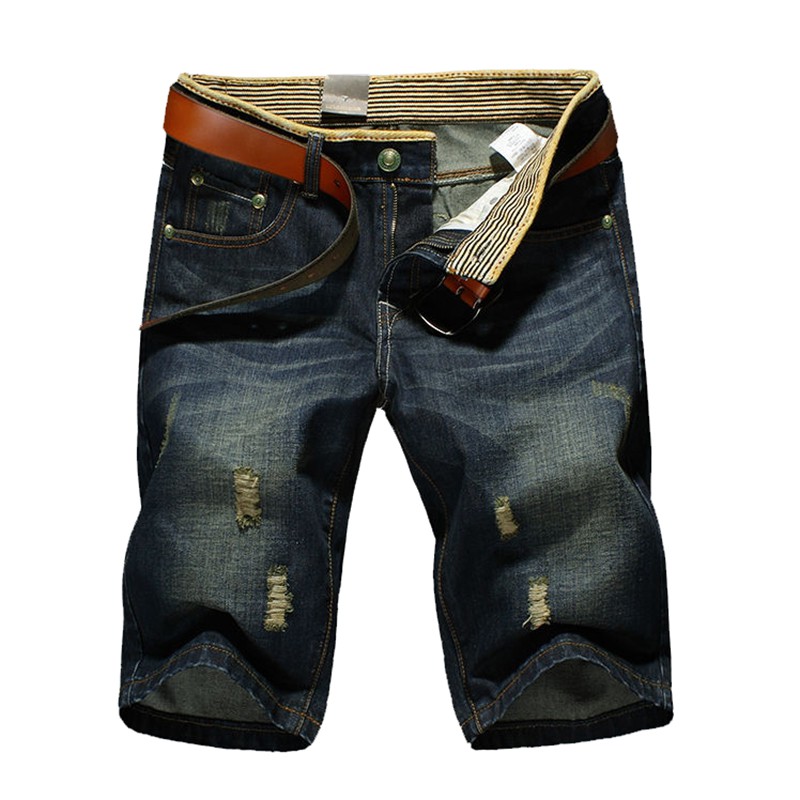 Quần Short Jeans Rách Thời Trang Mùa Hè Mới Cho Nam