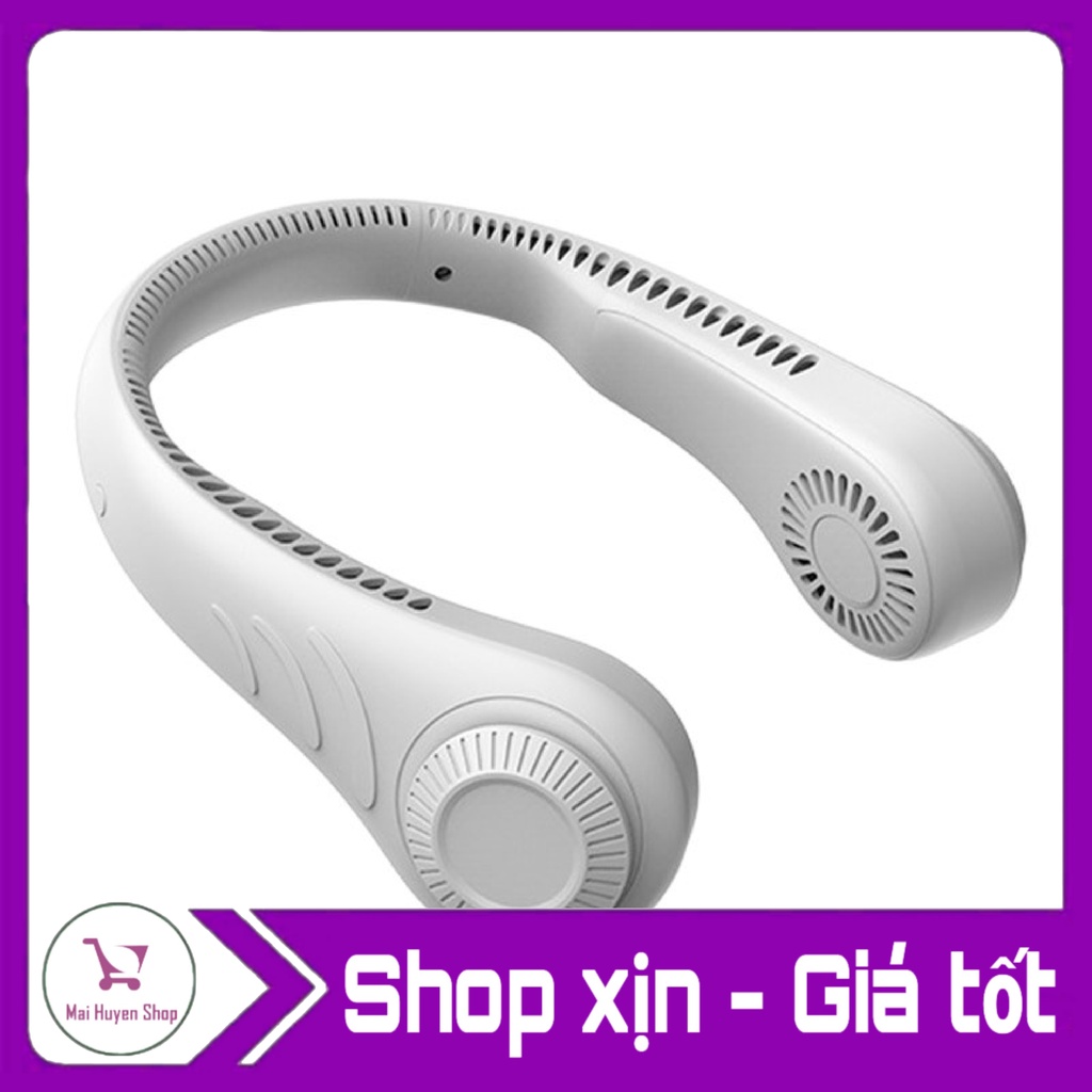 Quạt Điều Hòa Không Cánh Đeo Cổ Mini Sạc USB Tiện Dụng
