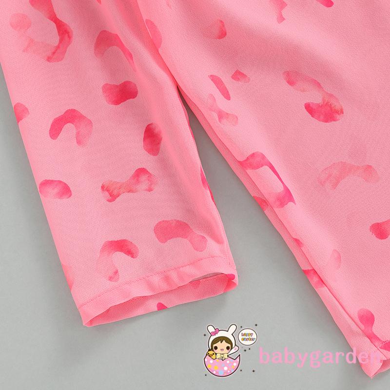 Set Đồ 3 Món Gồm Áo Khoác Tay Dài In Họa Tiết Da Báo + Áo Hai Dây Màu Trắng + Quần Short Lưng Thun Cho Bé Gái 3 Tuổi