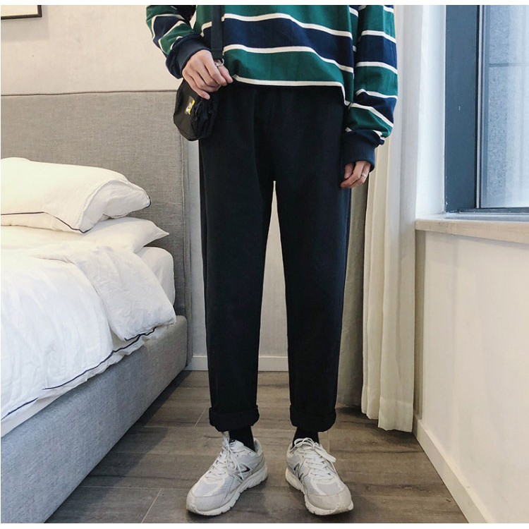 Quần Baggy Nam Basic Chất Kaki Mềm Trơn Màu Phong Cách Trẻ Trung Thời Trang MixxStore QUAN NAM 060V1