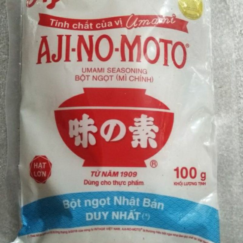 mì chính ajinomoto gói 100gr