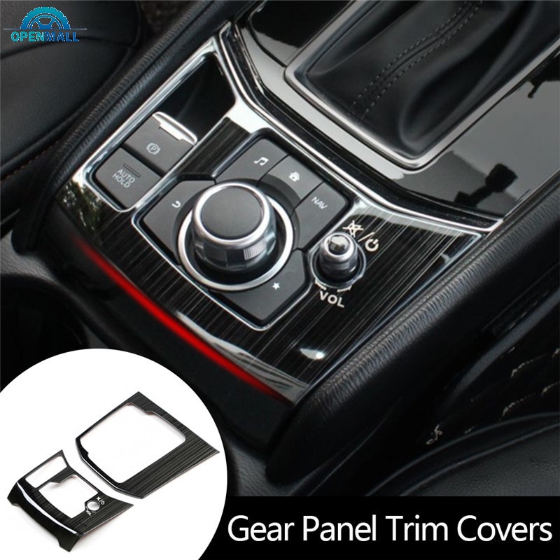 Set 2 viền bảng điều khiển trung tâm cho xe Mazda CX-5 CX5 2020-2017