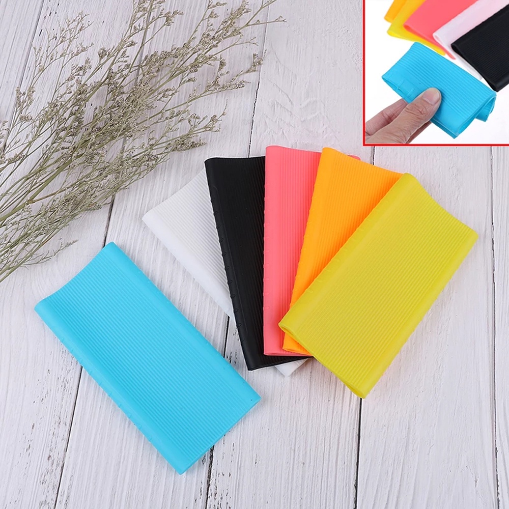 Vỏ bảo vệ pin sạc dự phòng Xiaomi 2 dung lượng 10000mah cổng usb chất liệu silicon mềm mại