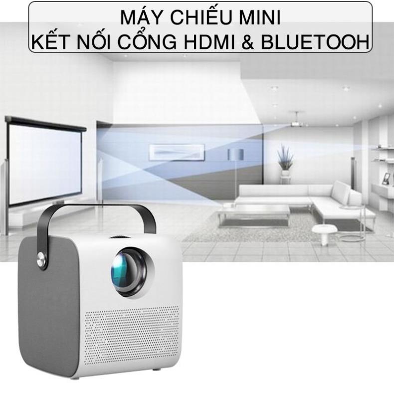 Máy Chiếu Mini Độ Phân Giải Full HD, Tích Hợp Loa Bluetooth Nhiều Chế Độ, 30.000 Giờ Chiếu, Bảo Hành [1 Năm]