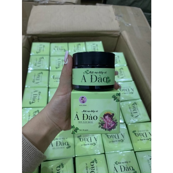 Mặt Nạ Diếp Cá Ả đào Mộc Nhan Natural ngăn ngừa mụn mờ nám tàn nhang, Tiemxuongrong