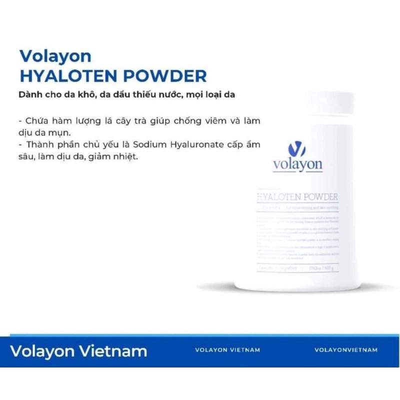 [MẪU THỬ] Mặt nạ bột Volayon chuyên dùng cho spa (Hyaloten Powder, Spinnem , Stoquiren)
