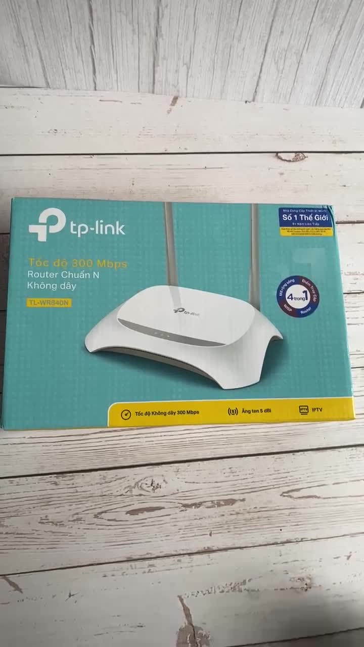 Cục phát wifi bộ phát wifi TP LINK 2 râu di động giá rẻ LUVIBA TP840 | BigBuy360 - bigbuy360.vn