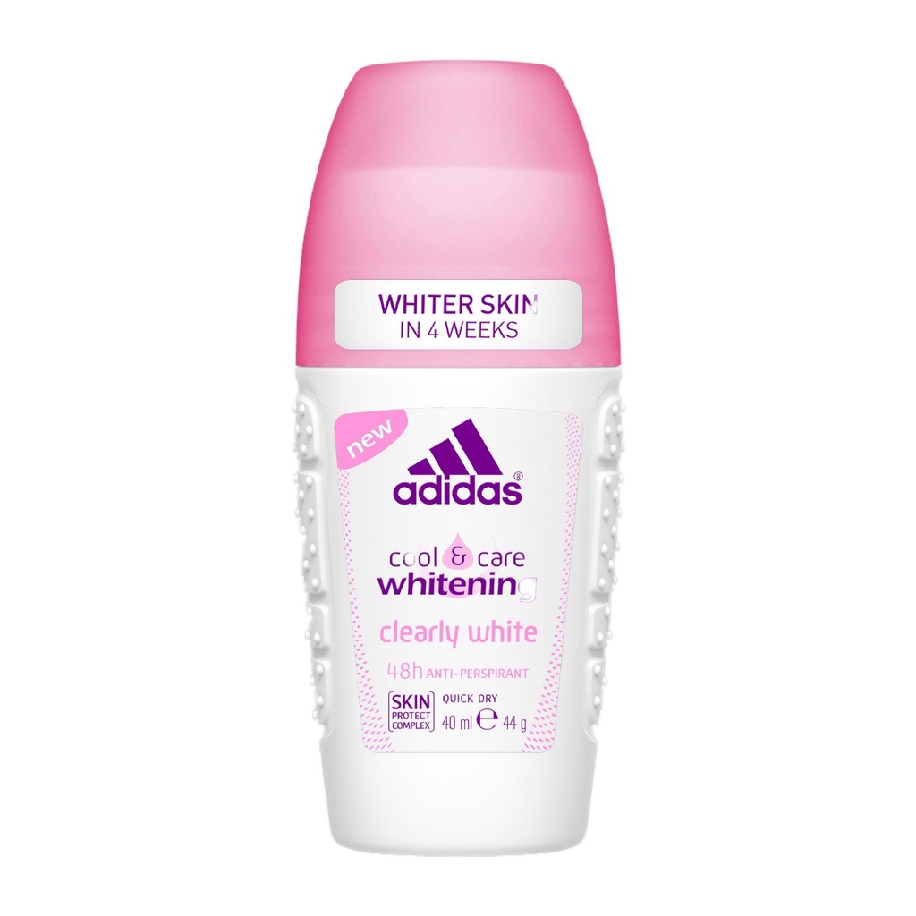Lăn Khử Mùi Nữ Ngăn Mồ Hôi Adidas Clearly White 40ml
