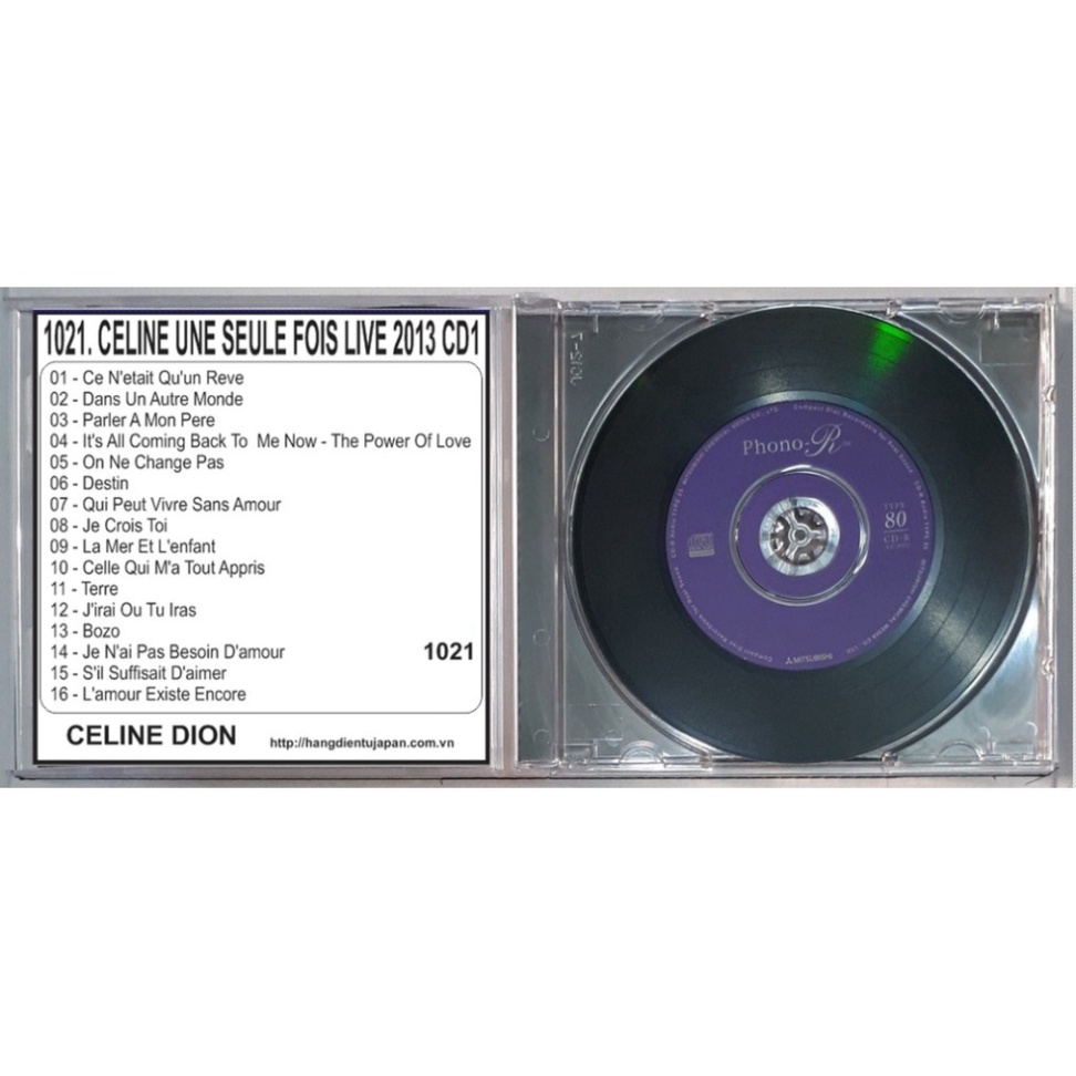 Bộ 8 dĩa ca sĩ Celine Dion