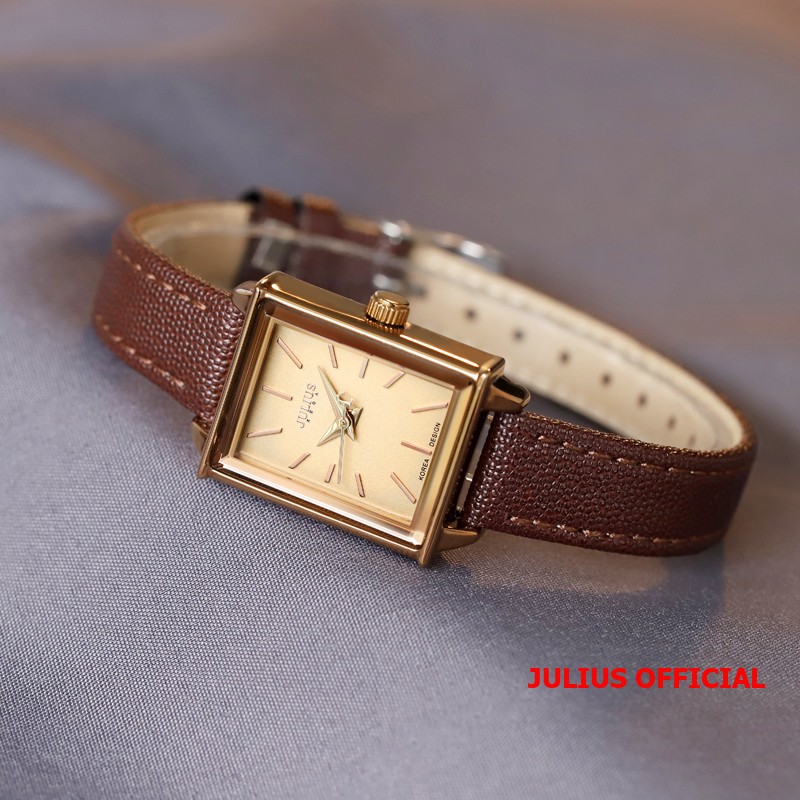 Julius Official | Đồng hồ Julius nữ JA-787 dây da | BigBuy360 - bigbuy360.vn