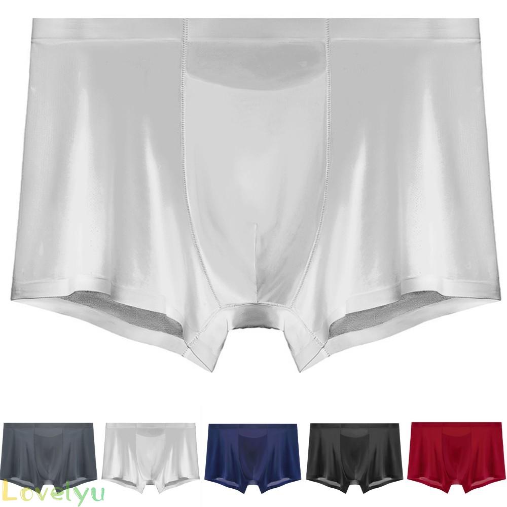 ◀READY▶Panties Thin Section Breathable Size Thin Black Breathable Dark Grey Men'S New# Good Quality
