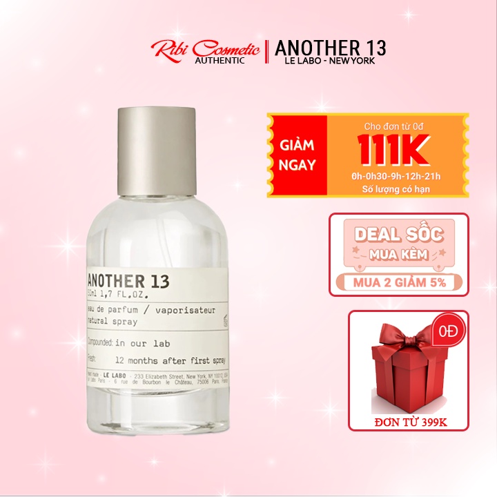 Nước hoa hương gỗ phương đông Another 13 - Lưu hương 12 tiếng