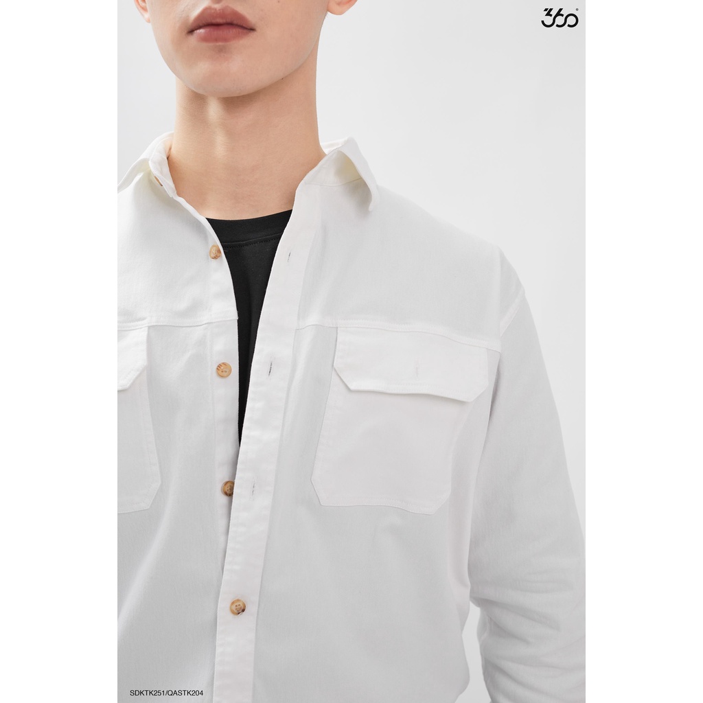 Áo sơ mi khaki thương hiệu thời trang nam 360Boutique chất liệu cao cấp - SDKTK251 | BigBuy360 - bigbuy360.vn