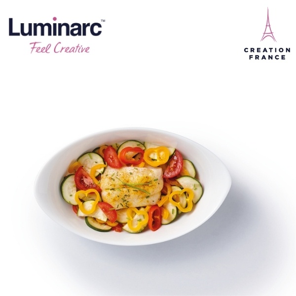 Khay Nướng Thuỷ Tinh Smart Cuisine Oval 25x15cm- LUKHP0886