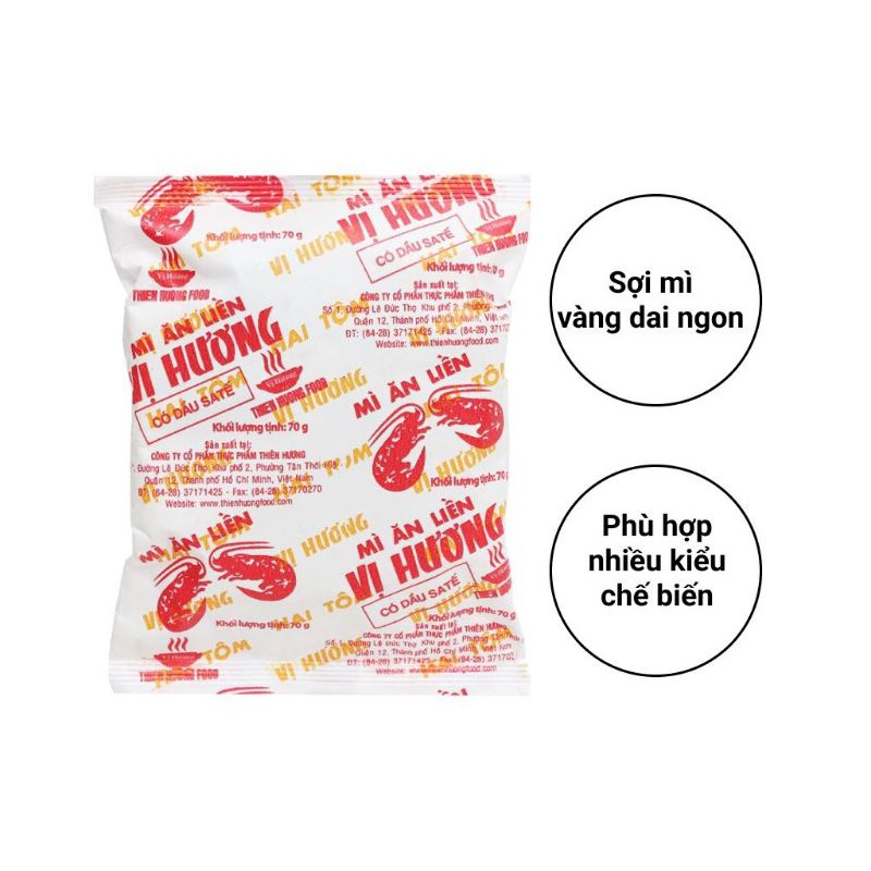 MÌ ĂN LIỀN THƯƠNG HIỆU VỊ HƯƠNG - LỐ 5 GÓI