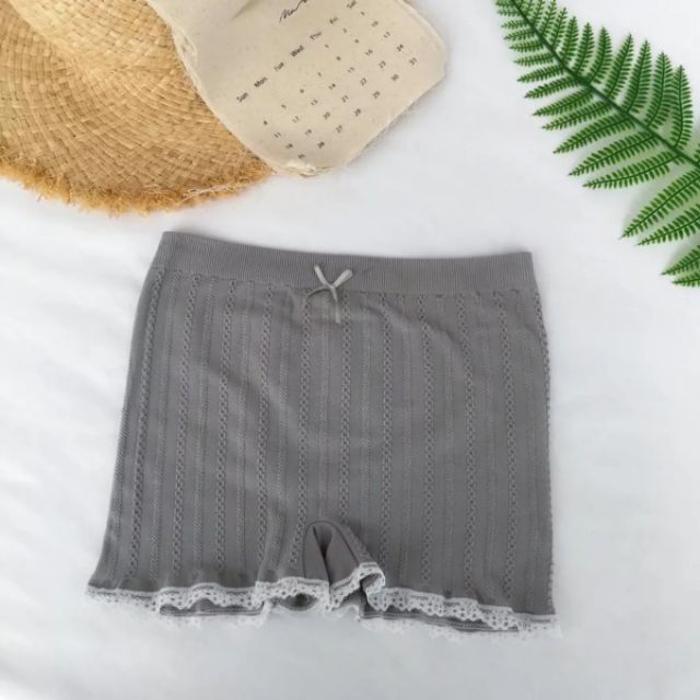 Quần mặc trong váy gân tăm co dãn 4 chiều